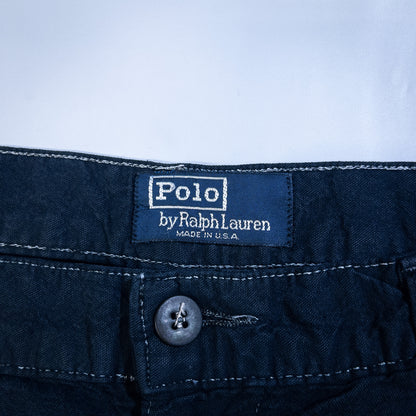[メンズW30] 90年代 Polo by Ralph Lauren/ポロバイラルフローレン チノパン USA製 黒染め