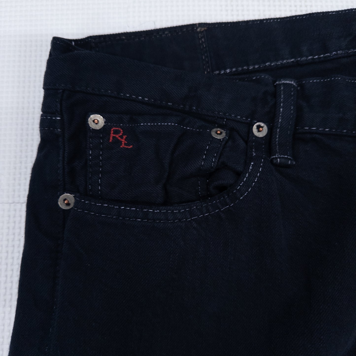 [メンズW35] 00年代 Ralph Lauren/ラルフローレン チノパン 黒染め