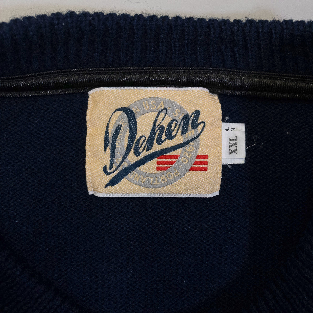[メンズXXL] 90年代 Dehen/デーヘン ニット セーター BMW 企業
