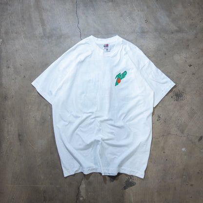[メンズXL] 90年代 Fruit of the Loom/フルーツオブザルーム Tシャツ 7UP セブンアップ 企業系Tシャツ ロゴT