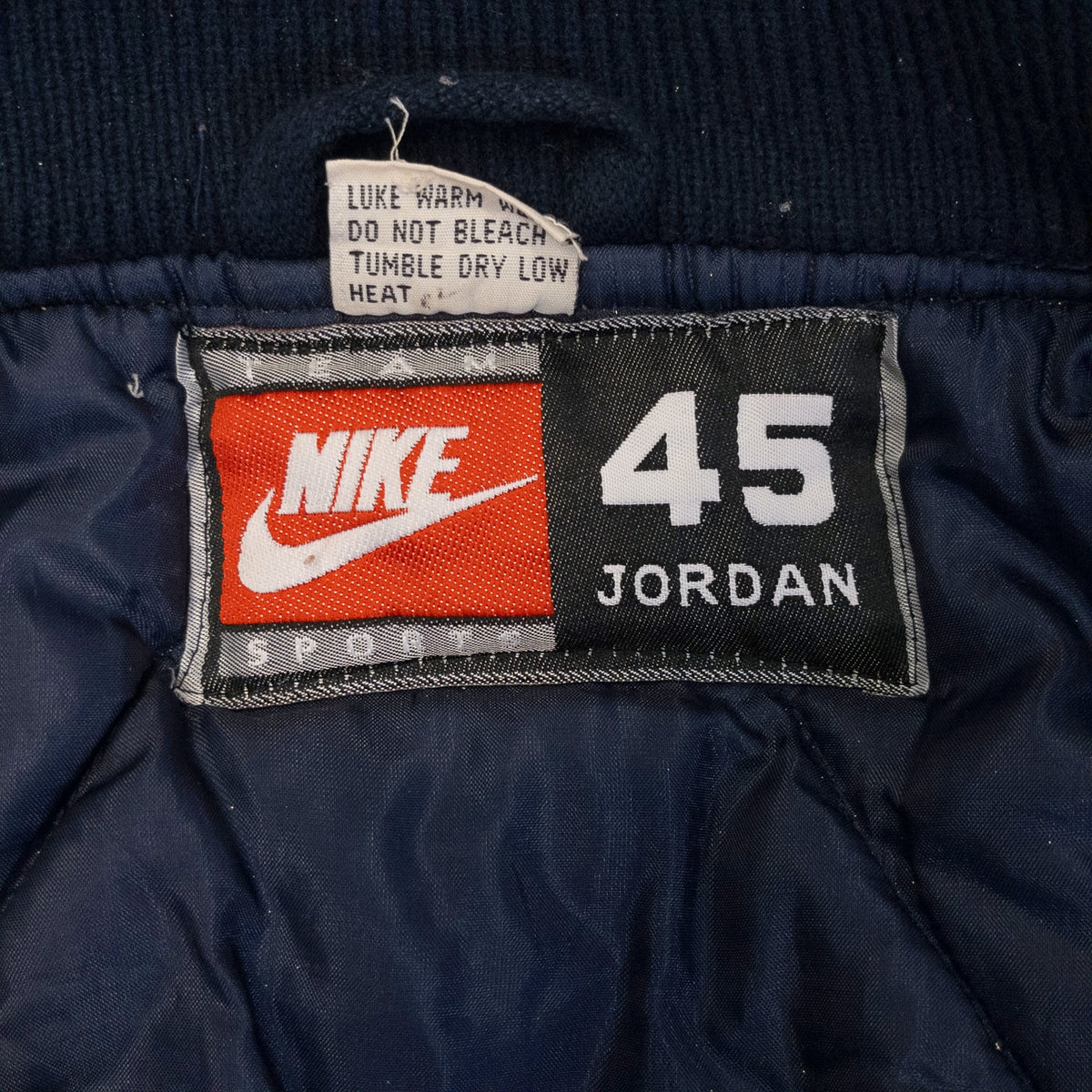 [メンズXXL] 90〜00年代 Nike/ナイキ スタジャン 45 JORDAN バーシティジャケット