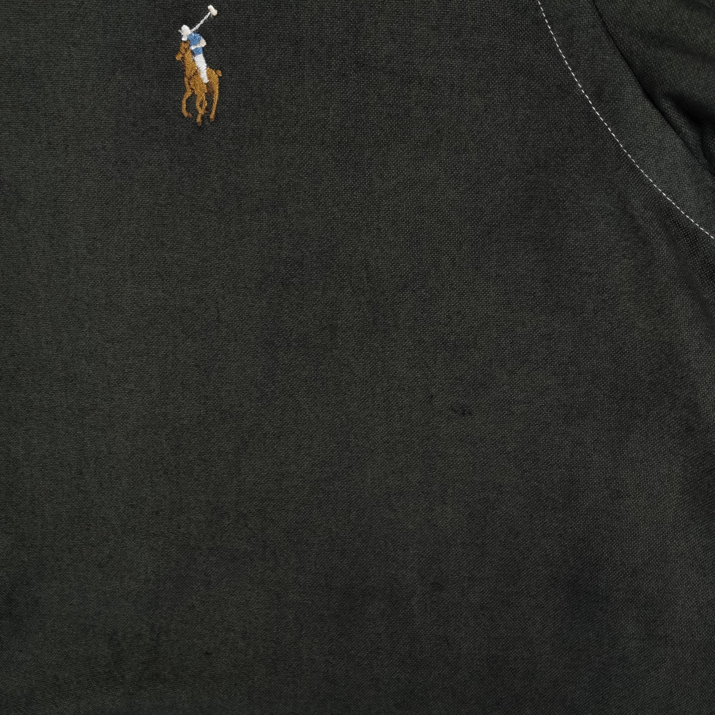 [メンズL] 00年代 Ralph Lauren/ラルフローレン 長袖シャツ 黒染め