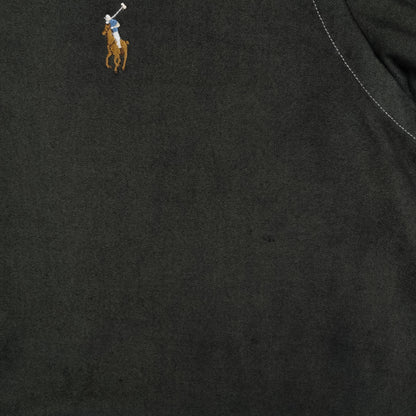 [メンズL] 00年代 Ralph Lauren/ラルフローレン 長袖シャツ 黒染め