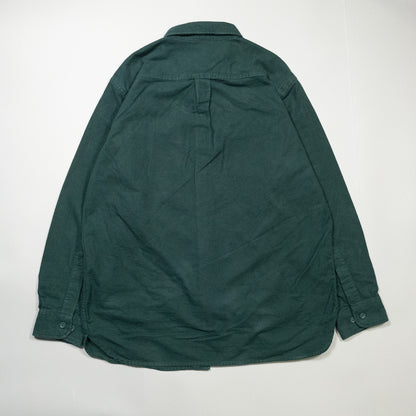 [メンズL] 90年代 L.L.Bean/エルエルビーン ネルシャツ シャモアクロスシャツ