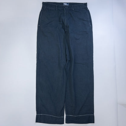 [メンズW30] 90年代 Polo by Ralph Lauren/ポロバイラルフローレン スラックス シアサッカー USA製 黒染め