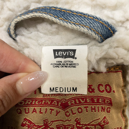[メンズL] 90年代 Levi's/リーバイス Gジャン・デニムジャケット 70609 ボア