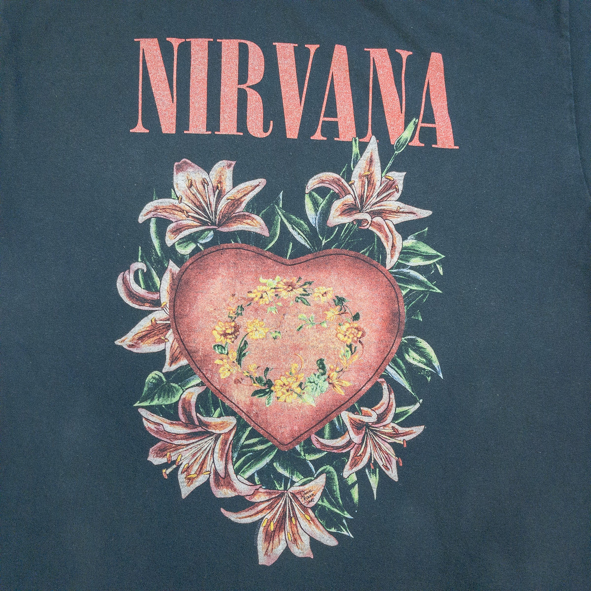 [メンズXS] 00年代 Tシャツ NIRVANA ニルバーナ バンドT バンT