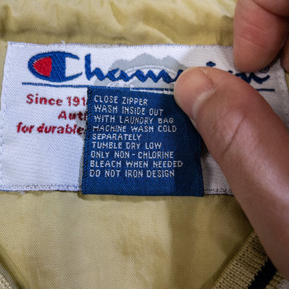 [メンズXXL] 90〜00年代 Champion/チャンピオン ナイロンジャケット Vネックナイロンプルオーバー DUKE カレッジ
