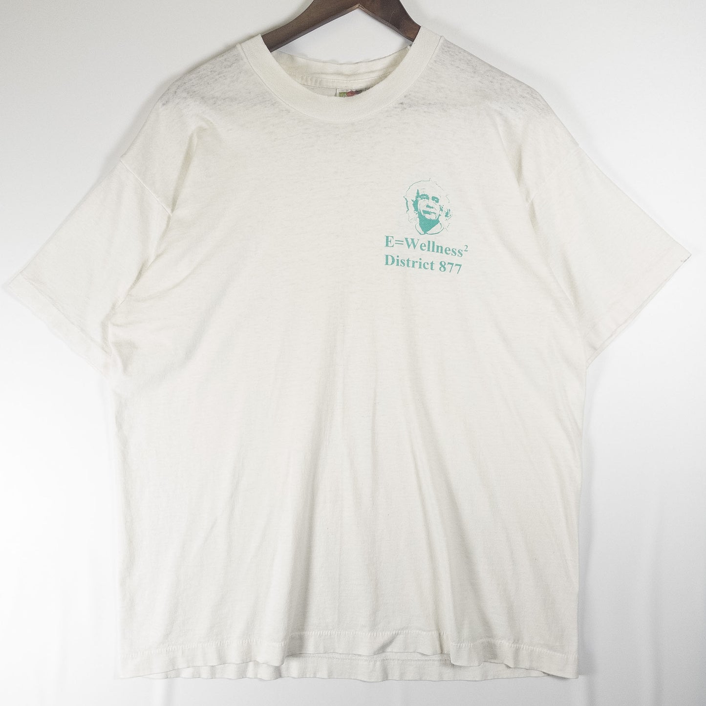 [メンズXL] 90年代 Fruit of the Loom/フルーツオブザルーム Tシャツ アインシュタイン パロディT