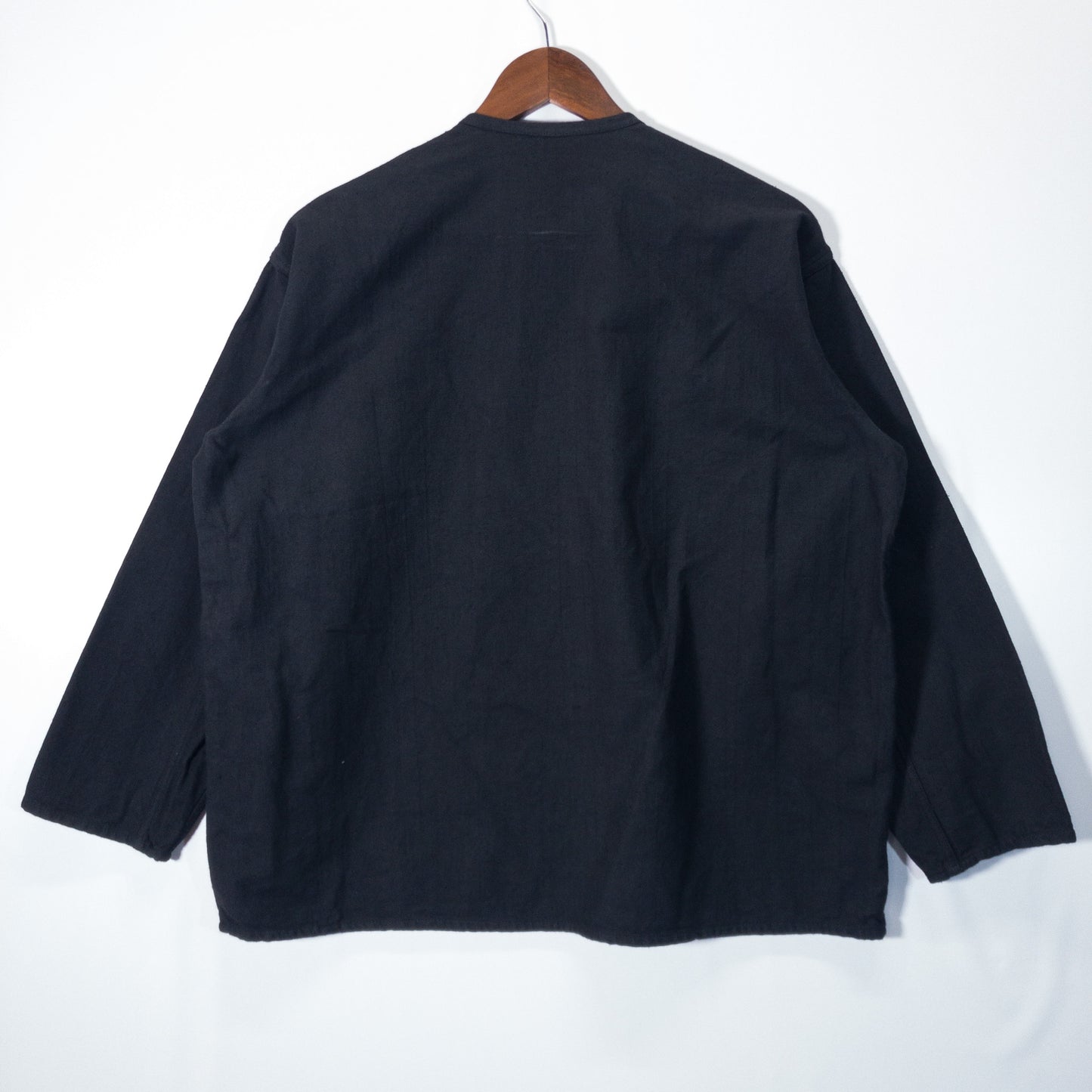 [メンズL] 80年代 長袖シャツ ソ連軍 スリーピングシャツ 黒染め