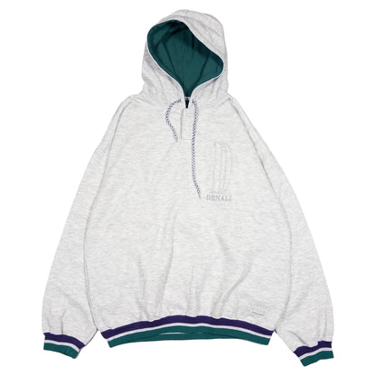 [メンズL] 90〜00年代 GEAR FOR SPORTS/ギアフォースポーツ パーカー ヘンリーネック ワッフル裏地 リブライン