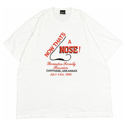 [メンズXL] 90年代 Screen Stars/スクリーンスターズ Tシャツ NOW THAT'S A NOSE! プリントT