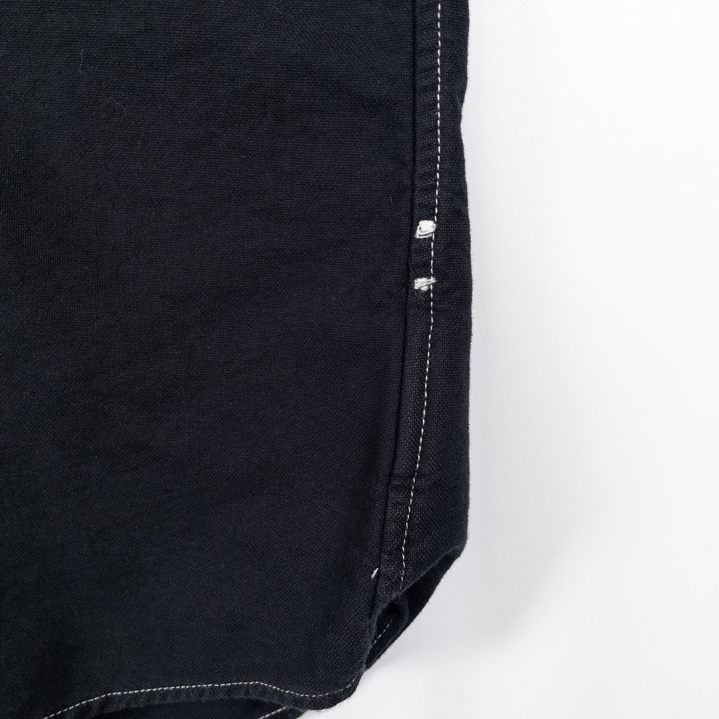 [メンズXL] 00年代 Ralph Lauren/ラルフローレン 半袖シャツ 総柄 ヤシの木 黒染め
