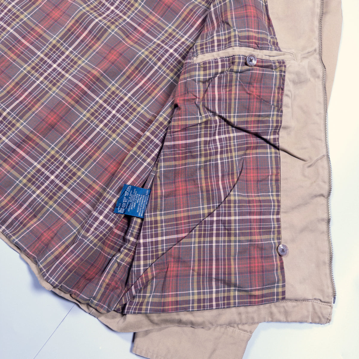 [メンズXXL] 90〜00年代 Polo by Ralph Lauren/ポロバイラルフローレン スイングトップ 裏地チェック スポーツジャケット