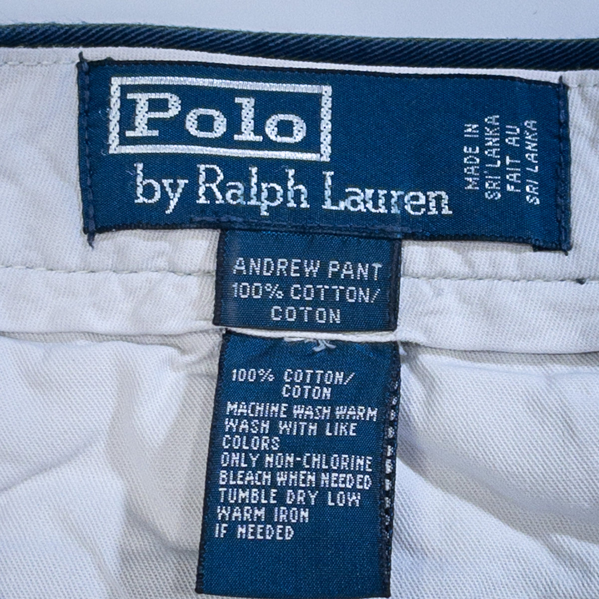 [メンズW30] 90〜00年代 Polo by Ralph Lauren/ポロバイラルフローレン チノパン ANDREW PANT