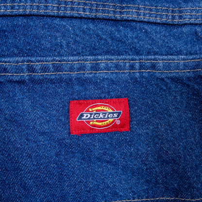 [メンズW45] 00年代 Dickies/ディッキーズ デニム ジーンズ ペインターパンツ オーバーサイズ
