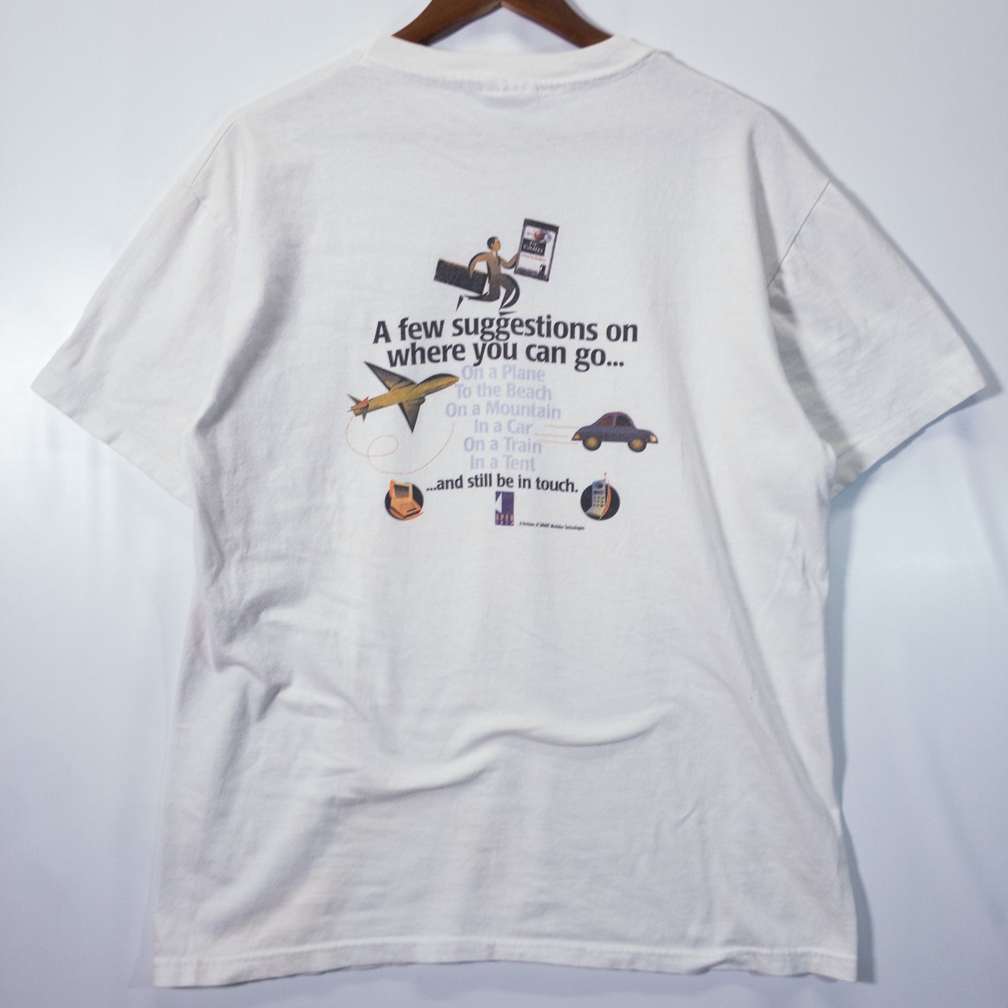 APEX DATA 企業 Tシャツ L ホワイト プリント Hanes/ヘインズ