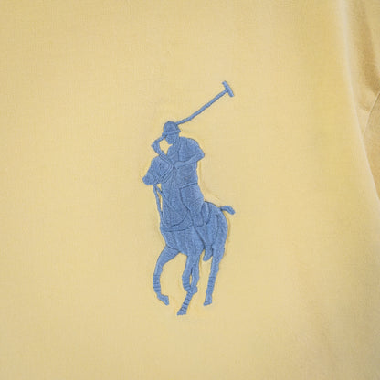 Tシャツ XL イエロー ワンポイント刺繍 Polo Ralph Lauren/ポロラルフローレン