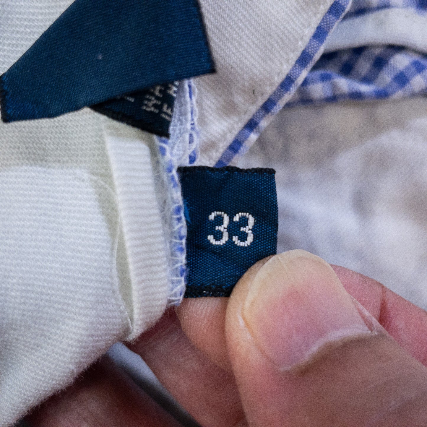 ショーツ W33 ブルー ギンガムチェック Polo By Ralph Lauren/ポロバイラルフローレン