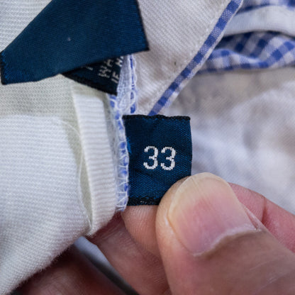 ショーツ W33 ブルー ギンガムチェック Polo By Ralph Lauren/ポロバイラルフローレン