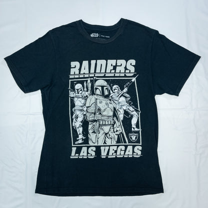 [メンズXS] 00年代 STAR WARS Tシャツ ムービーT NFL レイダース