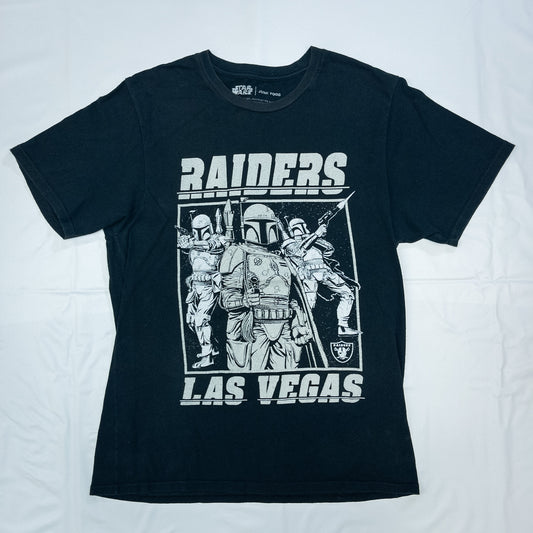 [メンズXS] 00年代 STAR WARS Tシャツ ムービーT NFL レイダース