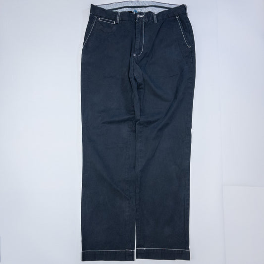 [メンズW34] 90〜00年代 Polo by Ralph Lauren/ポロバイラルフローレン チノパン SUFIELD FIT 黒染め