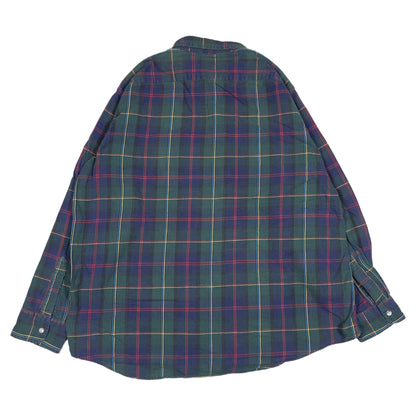 [メンズXL] 80〜90年代 L.L.Bean/エルエルビーン ネルシャツ タータンチェック ボタンダウン USA製