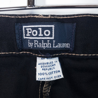 [メンズW33] 90〜00年代 Polo by Ralph Lauren/ポロバイラルフローレン チノパン 黒染め