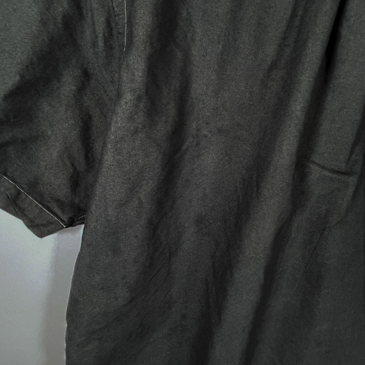 [メンズ3XL] 00年代 Ralph Lauren/ラルフローレン 半袖シャツ 黒染め