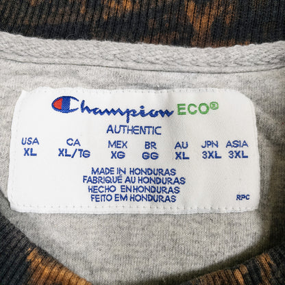 [メンズ3XL] Champion/チャンピオン スウェット トレーナー ワンポイント ビッグサイズ タイダイ染め