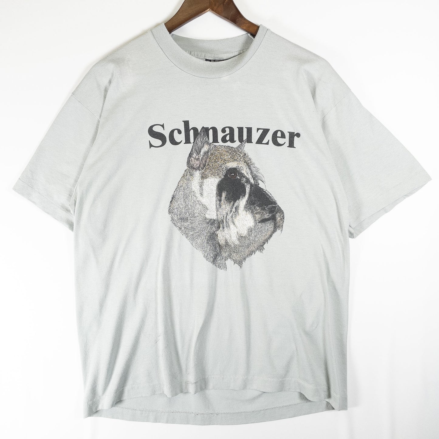 [メンズM] 90年代 Screen Stars/スクリーンスターズ Tシャツ アニマルT Schnauzer シュナウザー