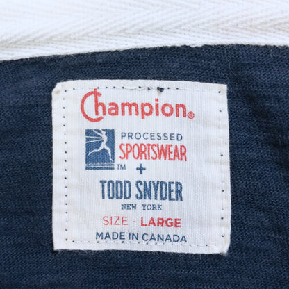 [メンズXL] 90〜00年代 Champion/チャンピオン 長袖Tシャツ 長袖ポロシャツ ランナーズタグ ラガーシャツ