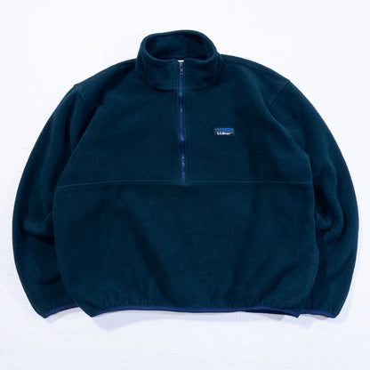 [メンズXL] 90年代 L.L.Bean/エルエルビーン フリースジャケット USA製 ハーフジップ