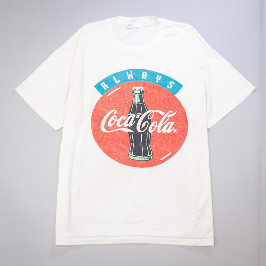 [メンズXL] 80〜90年代 Hanes/ヘインズ Tシャツ coca cola コカコーラ 企業T