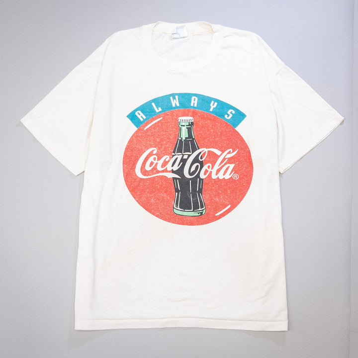[メンズXL] 80〜90年代 Hanes/ヘインズ Tシャツ coca cola コカコーラ 企業T