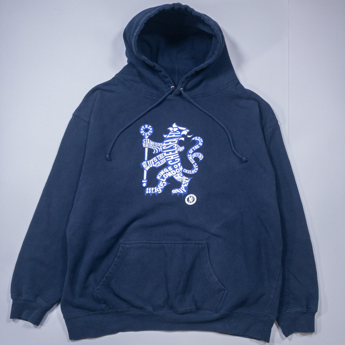 [メンズXXL] 00年代 CHELSEA パーカー イングランドプレミアリーグ チェルシー FC