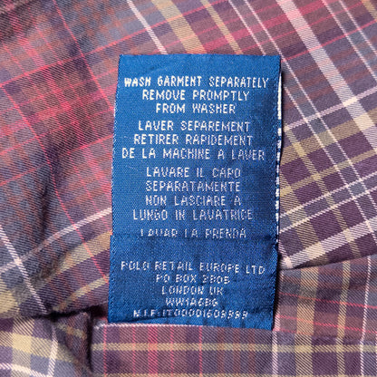 [メンズXXL] 90〜00年代 Polo by Ralph Lauren/ポロバイラルフローレン スイングトップ 裏地チェック スポーツジャケット