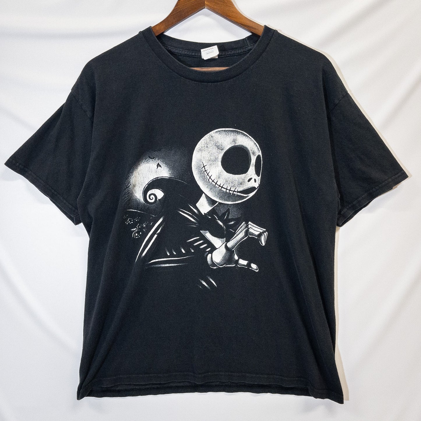 ナイトメアー・ビフォア・クリスマス Tシャツ L ブラック プリント tee styled