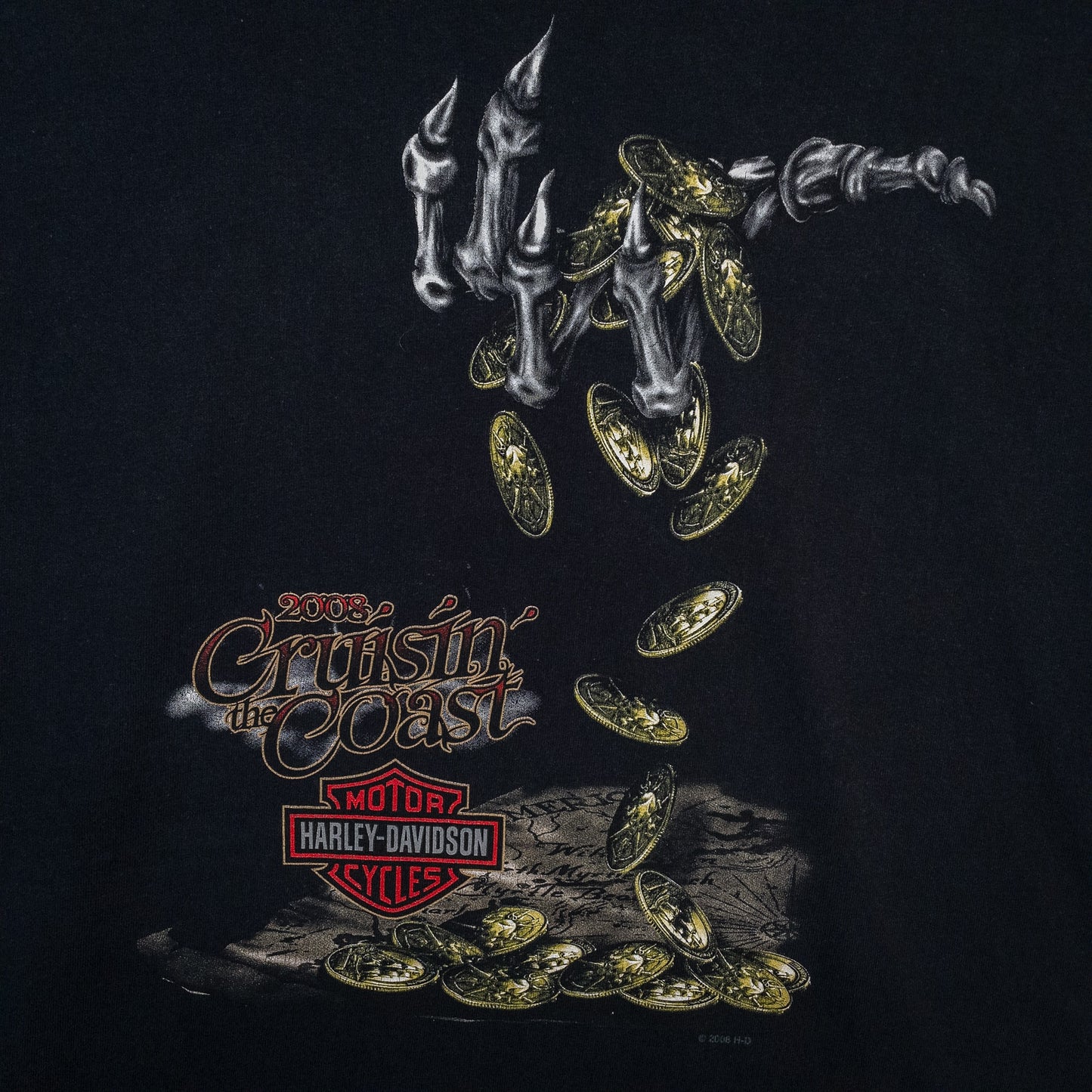 [メンズXL] 00年代 Harley-Davidson/ハーレーダビッドソン Tシャツ Harley-Davidson ハーレーダビッドソン ロゴプリント