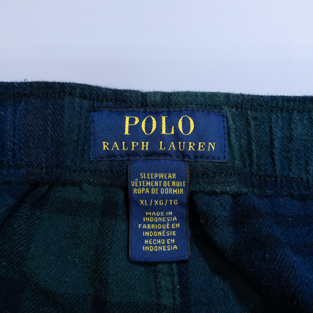 [メンズW35] 00年代 Polo Ralph Lauren/ポロラルフローレン イージーパンツ スリーピングパンツ パジャマパンツ ブラックウォッチ