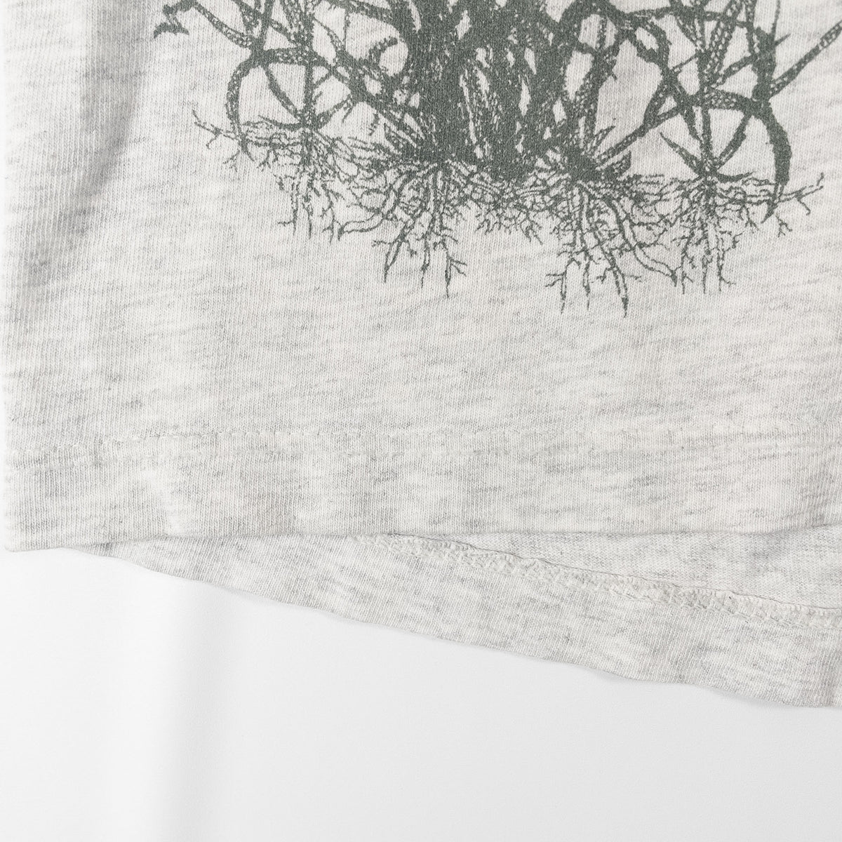 [メンズL] 90年代 rel-e-vant products Tシャツ ボタニカル 総柄 アートT