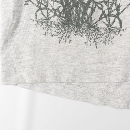 [メンズL] 90年代 rel-e-vant products Tシャツ ボタニカル 総柄 アートT