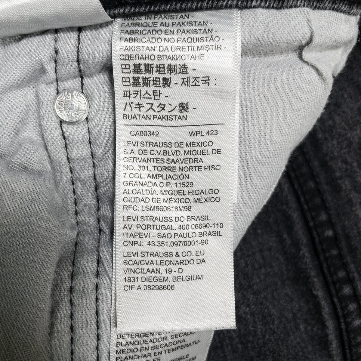 [メンズW34] 00年代 Levi's/リーバイス デニム ジーンズ 569 黒染め