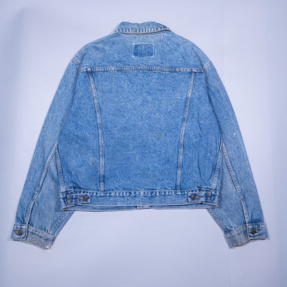 [メンズL] 90年代 GAP/ギャップ Gジャン・デニムジャケット オールドギャップ ピンバッジ付き