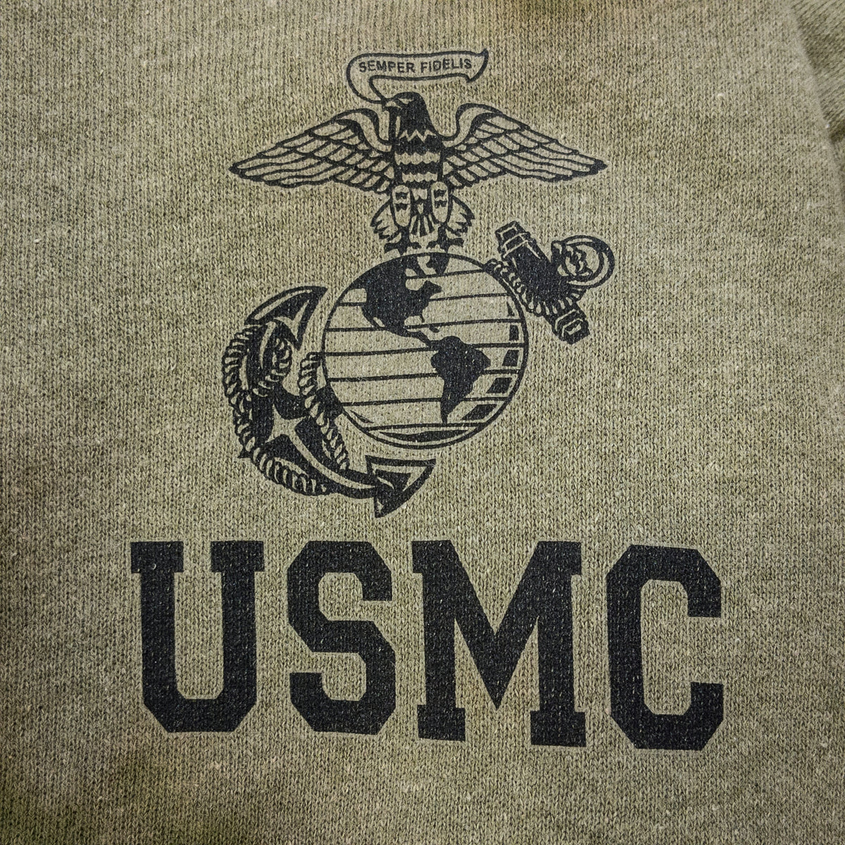 [メンズL] 90〜00年代 スウェット トレーナー USMC USA製 ミリタリー タイダイ染め