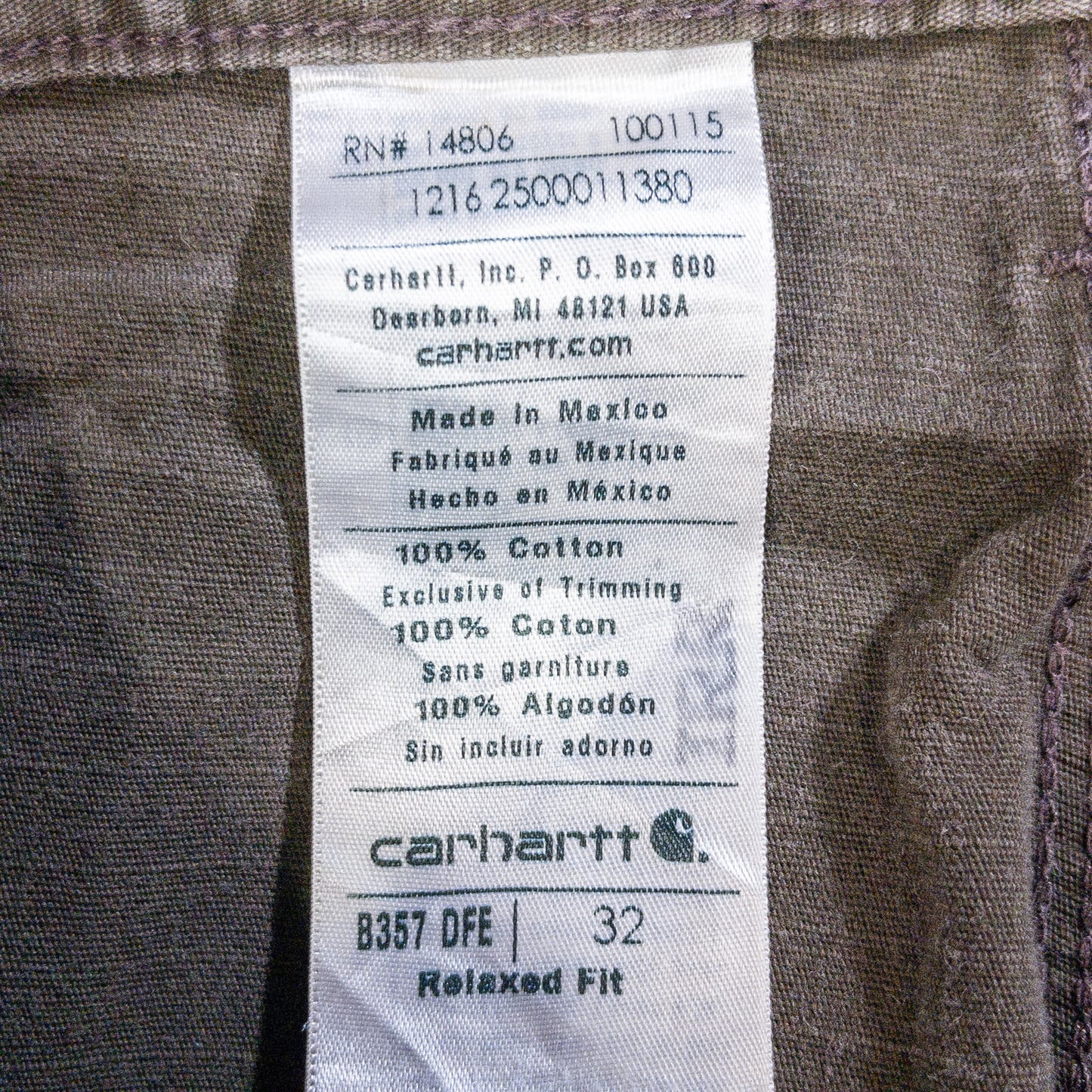 [メンズW31] 00年代 Carhartt/カーハート ショートパンツ ワークショーツ カーゴショーツ