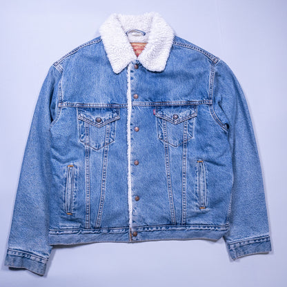 [メンズL] 90年代 Levi's/リーバイス Gジャン・デニムジャケット 70609 ボア
