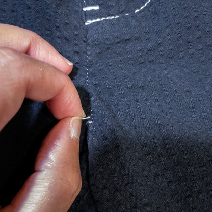[メンズW35] 90〜00年代 Polo by Ralph Lauren/ポロバイラルフローレン シアサッカー パンツ 黒染め