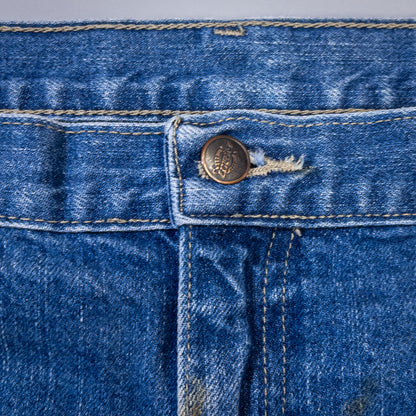 [メンズW39] 00年代 Dickies/ディッキーズ デニム ジーンズ ペインターパンツ オーバーサイズ